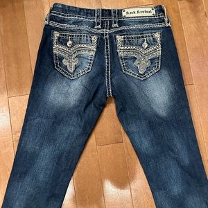 Rock Revival Junia Capri jeans size 27 Excellent condition 23” inseam 8” rise